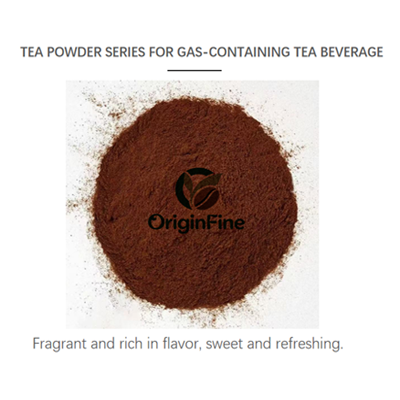 GAS-CONTAINING TEA BEVERAGE